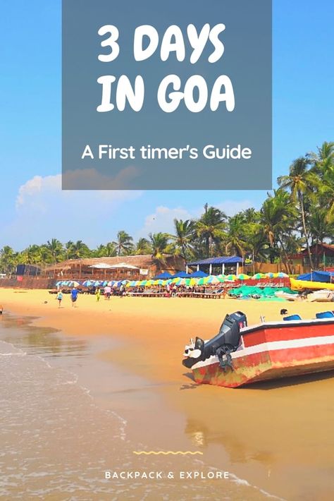 A perfect Goa itinerary for 3 days in Goa. A short handy guide for first-timers with the best of everything in Goa- beach, forts, falls and history. Goa Itinerary, Goa Travel, India Travel Guide, Goa India, Visit India, Dream Trip, Travel Images, Culture Travel, India Travel