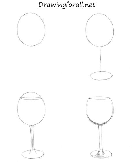 How to Draw a Wine Glass: http://www.drawingforall.net/how-to-draw-a-wine-glass/ Wine Glass Drawing, Basic Sketching, Pencil Drawings For Beginners, Wine Painting, Drawing Tutorials For Beginners, Cool Pencil Drawings, Object Drawing, Wine Art, Pencil Art Drawings