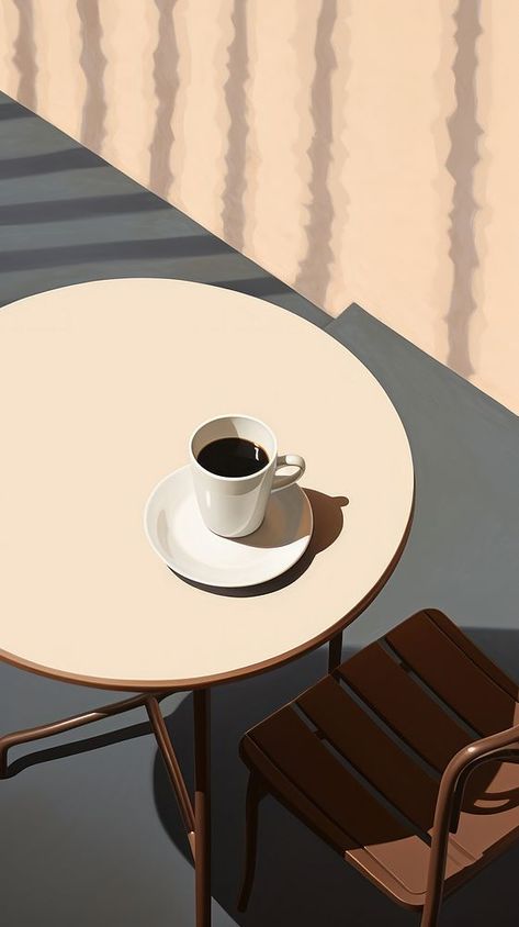 Space Aesthetic, Cafe Table, About Space, Minimal Space, Cafe Tables, Coffee Cafe, Download Free Images, Free Image, A Coffee