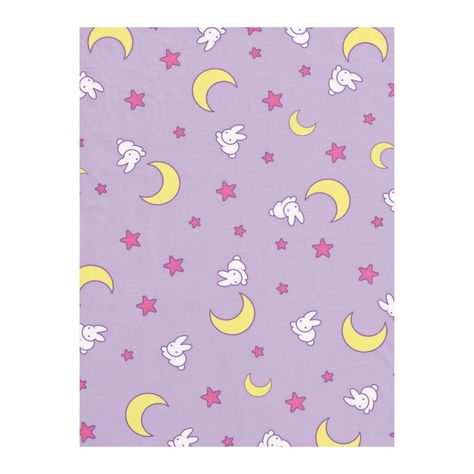 Rabbit and Star pattern similar to Sailor Moons blanket. Gender: unisex. Age Group: adult. Sailor Moon Blanket, Sf Wallpaper, Moon Blanket, Tuxedo Mask, Moon Wallpaper, Sailor Moon Usagi, Sailor Moon Aesthetic, Sailor Neptune, Sailor Moon Wallpaper