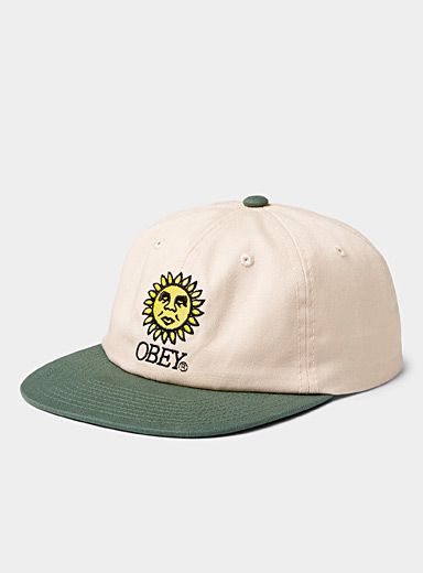 Sunrise cap | Obey | Caps for Men | Simons Obey Cap, Caps For Men, Cap Patterns, Cap For Men, Herschel, Ball Cap, Hugo Boss, Caps Hats, Levi's