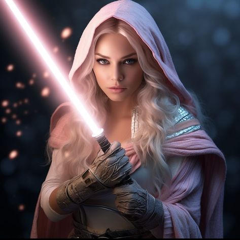 Star Wars Women Jedi, Female Jedi Art Character Design, Female Jedi Art, Star Wars Oc Female Jedi, Star Wars Sith Female, Star Wars Alternate Universe, Star Wars Female, Female Sith, Jedi Princess