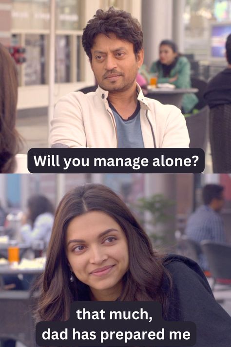 Piku movie quotes Father And Daughter Quotes Bond Between, Father And Daughter Quotes, Iconic Movie Quotes, Father Daughter Bond, Best Movie Quotes, Bollywood Quotes, Creative Advertising Design, Father And Daughter, Movie Lines