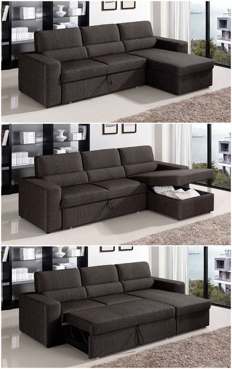 Sofa Cumbed Design, Sofa Come Bed, Sofa Bed For Small Spaces, Sofa Bed Design, Living Room Sofa Set, Convertible Furniture, Living Room Sofa Design, Kota Bandung, Sofa Set Designs