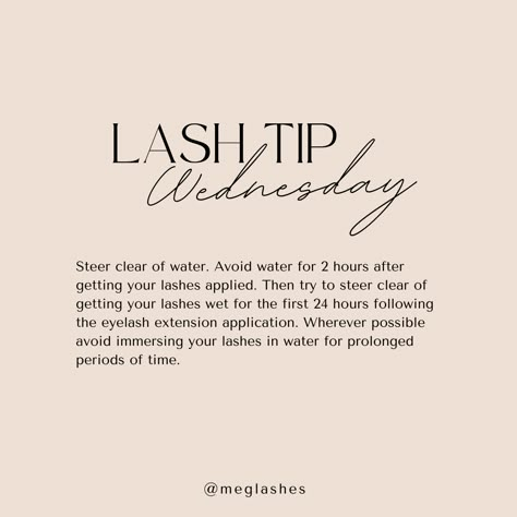 Lash Tip Wednesday, Lash Extensions Quotes Beauty, Instagram Lash Page Aesthetic, Lash Extension Marketing, Lash Tech Quotes For Instagram, Lash And Brow Business Names Ideas, Lash Business Logo Ideas, Lash Extensions Content, Lash Tech Aesthetic Instagram