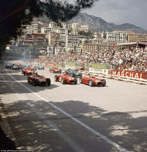 Monaco 1960-1965 - SlotForum Aston Martin Db5, Classic Racing Cars, Nico Rosberg, Monaco Grand Prix, Formula Racing, Classic Motors, Cary Grant, Miles Davis, Roger Federer