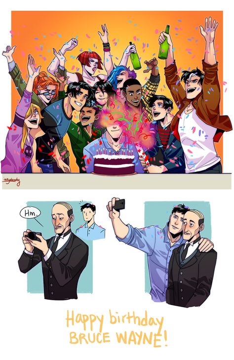 4 Panel Life, Batfamily Funny, Marvel Fanart, Wayne Family, Bat Man, Univers Dc, Batman Funny, Im Batman, Dc Comics Artwork