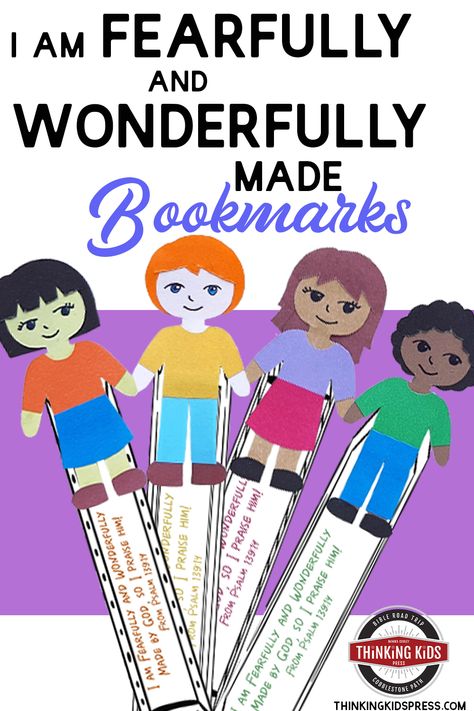 I Am Fearfully And Wonderfully Made Art, Fearfully And Wonderfully Made Craft, Wonderfully Made Craft, Preschool Homeschool Curriculum, Workstation Ideas, Class Crafts, Prek Ideas, Paper Child, Preschool Homeschool