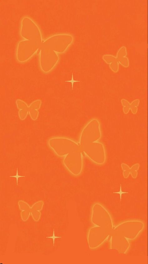 Orange Halloween Wallpaper, Iphone Wallpaper Orange, Halloween Wallpaper Iphone Backgrounds, Orange Icons:), Wallpaper Retro, Orange Butterfly, Halloween Wallpaper Iphone, Iphone Backgrounds, Abstract Iphone Wallpaper