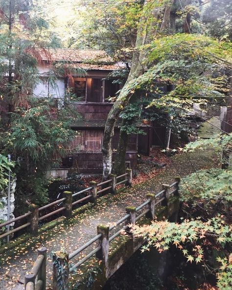 Hidden away in the mountains, these remote hot springs are worlds away from the bustle of Tokyo. Japanese Mountain House, Mt Komorebi, Japanese Neighborhood, Japan Village, Magical Mountain, Japan Images, Onsen Japan, Japanese Mountains, Japanese Village