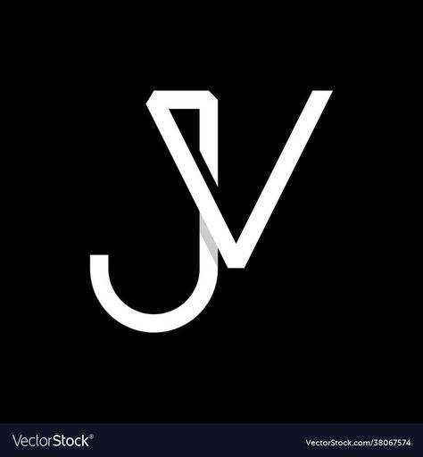 Jv Tattoo Letter Ideas, J V Logo, Jv Logo Design Letter, Jv Monogram, V Logo Design Letter, Identity Capital, Jv Tattoo, Jv Logo, V Letter Images