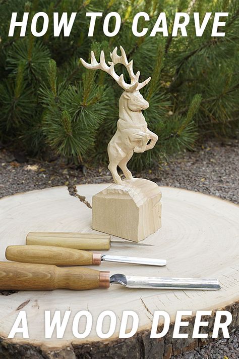 In this tutorial, you'll discover the artful techniques required to transform a simple block of wood into a gorgeous wooden deer carving that radiates the grace and splendor of these majestic creatures. From the intricate details of their antlers to the gentle curves of their bodies, this project is a tribute to the art of wood carving wildlife🌲 Wood Carving Animals, Horse Carving, Carving Animals, Fish Dragon, Reindeer Diy, Wood Deer, Carved Animals, Whittling Projects, Wood Carving Faces