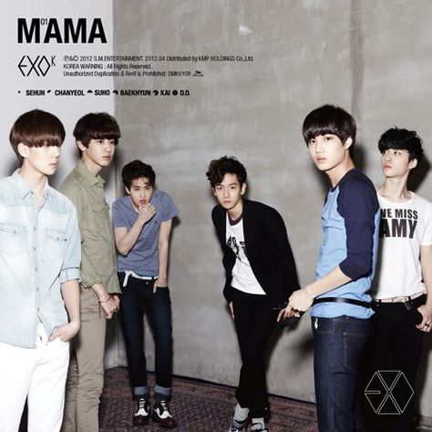 Exo-K first mini album (debut album) tracks include; 1)MAMA 2)What is Love 3)History 4)Angel 5)Two Moons 6)Machine Exo K Mama, Exo Mama, Kpop Artist, Korean 10 Step Skin Care, Exo Album, Exo Fan, Lu Han, Exo Sehun, Exo K