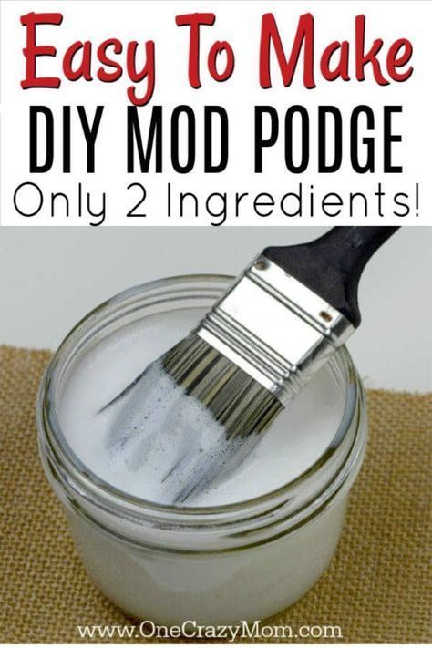 Homemade Mod Podge Recipe, Homemade Mod Podge, Mod Podge Projects, Diy Mod Podge, Decoupage Decor, Mod Podge Crafts, Decoupage Diy, Decoupage Furniture, Diy Crafts Hacks