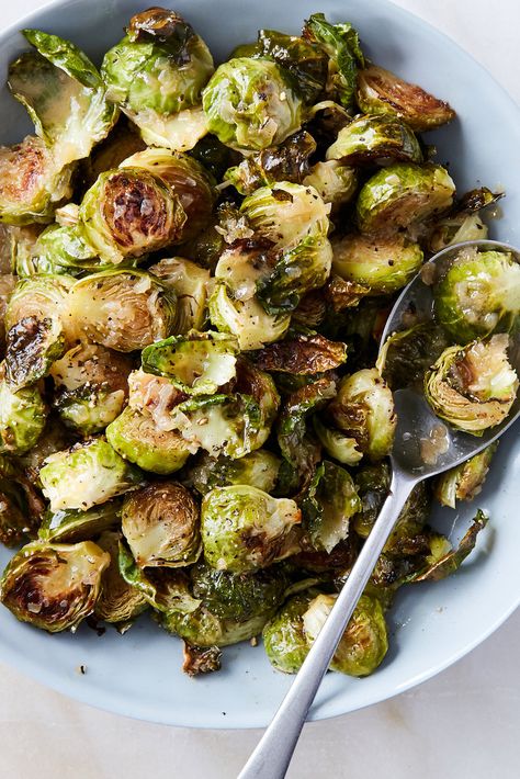 Aligot Recipe, Roasted Brussels Sprouts, Thanksgiving Recipes Side Dishes, Sprout Recipes, Brussels Sprouts Recipe, Nyt Cooking, Fall Food, Bean Casserole, Roasted Brussel Sprouts