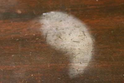 Water Stain On Wood, Wood Furniture Projects, Restore Wood Furniture, Remove Water Spots, Remove Water Stains, Restore Wood, Wood Repair, Water Rings, Furniture Fix