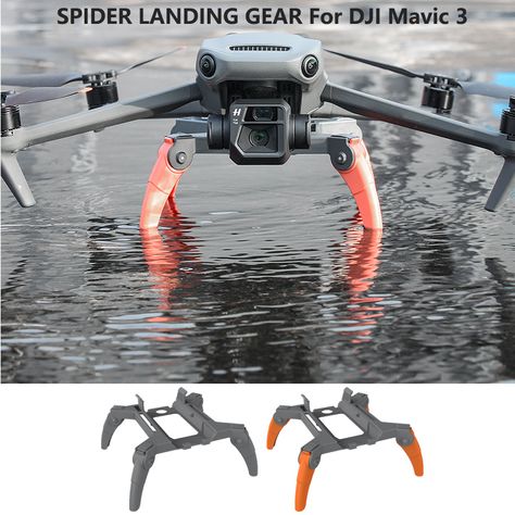 38mm Foldable Heightening Landing Gear Leg Heighten for DJI Mavic 3 Drone Feet Stand Support Check more at https://gadgetsvillage.net/38mm-foldable-heightening-landing-gear-leg-heighten-for-dji-mavic-3-drone-feet-stand-support/ Mechatronics Engineering, Dji Mavic 3, Foldable Drone, Drone Design, Landing Gear, Aircraft Design, Tech News, Aircraft, Engineering