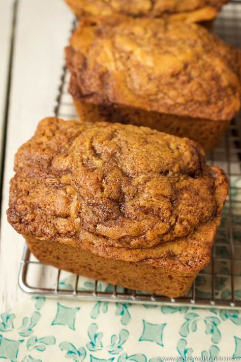 Cinnamon Loaf Recipe, Mini Breads, Desserts Board, Raspberry And White Chocolate Muffins, Mini Bread Loaves, Batch Meals, Cinnamon Loaf, Mini Loaf Cakes, Mini Cooking