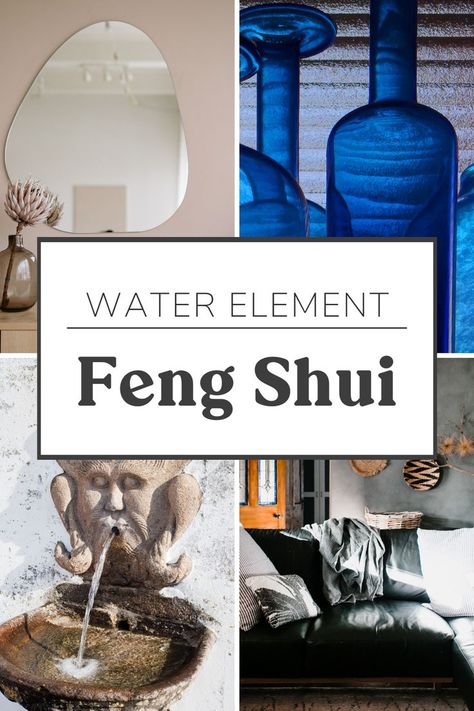 Read about how you can balance the energy of water in your home and why it's important for your home feng shui! Water Feng Shui, Entryway Water Feature, Water Element Interior Design, Feng Shui Fish Tank, Feng Shui Water Element, Feng Shui Water Fountain, Feng Shui Entryway, Feng Shui Fountain, Feng Shui Fish