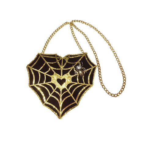 NYLON · 20 Spooky Accessories You Can Rock Year-Round Halloween Purse, Betsey Johnson Clothes, Betsey Johnson Handbags, Popular Handbags, Unique Purses, Heart Bag, Woman Bags Handbags, Betsey Johnson Bags, Cute Purses