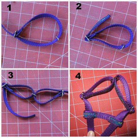 blog harness 4 steps for making middle                                                                                                                                                      More Harness Tutorial, Diy Dog Harness, Dog Harness Tutorial, Dog Harness Pattern Free, Dog Harness Pattern, Bed Clothes, Dogs Toys, Dogs Accessories, Poodle Cuts