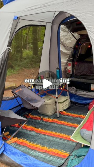 rachel schmitt on Instagram: "Not sure I can ever go back to regular tent camping after having this setup 🏕️ 

I built an SUV platform in May 2021 while we were living in Utah. When disassembled, it all fits in the trunk (including the trifold mattress) so it was easy to setup. But we’d have to stuff all the gear from our backseat + trunk into the front seat when in use. Not ideal.
 
So, last year I got a @napieroutdoors SUV tent for more space to stretch out, store gear, and even have space for friends! 10/10" Suv Camping Setup, Suv Tent, Suv Camping, Rv Living, Tent Camping, Tent, Suv, Camping