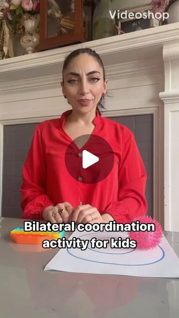 Circle Activity For Preschool, Bilateral Drawing, Circle Shape Activities For Preschool, Bilateral Coordination Activities Kids, Bilateral Activities, Occupational Therapy Activities For Kids, Bilateral Coordination Activities, Brain Gym For Kids, Coordination Activities