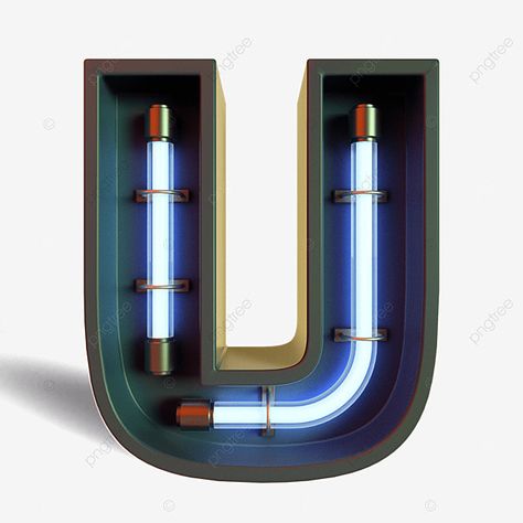 Letter Lamp, U Letter, Light Tube, Photoshop Backgrounds Backdrops, Neon Lamp, Png Hd, Letter U, Letter F, Photoshop Backgrounds