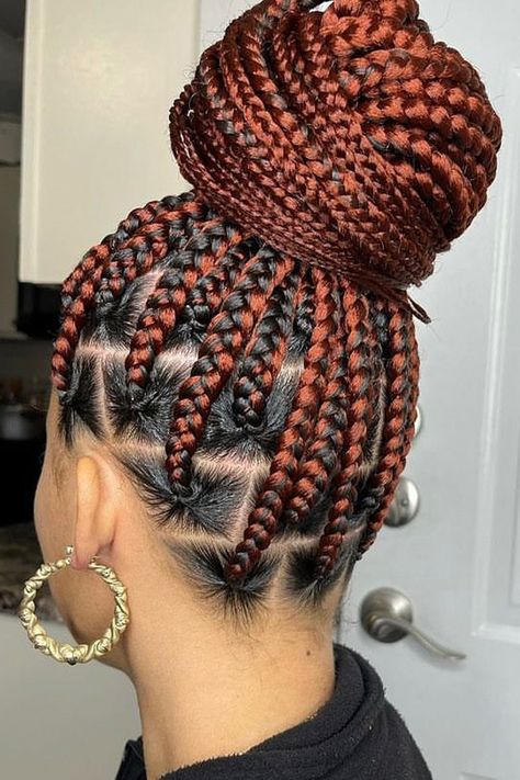 Big Box Braids Weaving Hairstyles, Weaving Styles, Micro Braids Hairstyles, Large Box Braids, Ghana Weaving, Big Box Braids, Makeup Tip, Big Braids, Big Box Braids Hairstyles