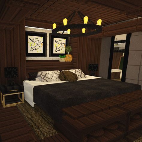 Float on Instagram: “Bloxburg Hack! Pillows :D Uses a slanted roof ( You can also use a flat roof if you do not want i… | Flat roof, Cute room ideas, House interior Bloxburg Living Ideas, Bed Ideas Bloxburg, Cluttered Room, Home Interior Design Indian, Bloxburg Bedroom Ideas, Slanted Roof, Interior Design Indian, Bloxburg Bedroom, Home Bedroom Design