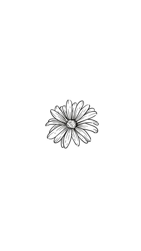 Linework Daisy Tattoo, Margarita Tattoo Design, April Daisy Flower Tattoo, Daisy Tattoo Outline, Daisy Tattoo Stencil, Realistic Daisy Tattoo, Margarita Flower Tattoo, Camomile Tattoo, Simple Daisy Tattoo