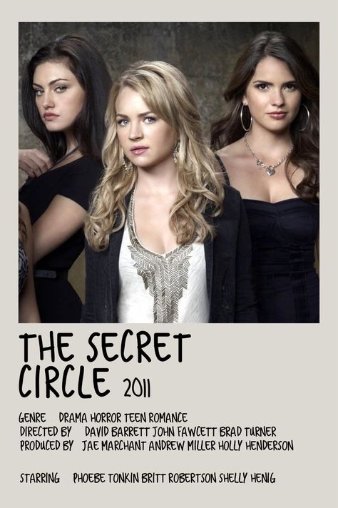 The Secret Circle Poster, The Secret Circle Aesthetic, Best Teen Movies, The Secret Circle, Circle Poster, Romcom Movies, Secret Circle, Movies To Watch Teenagers, Iconic Movie Posters