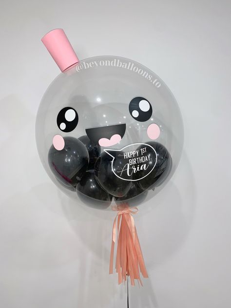 Custom Happy Birthday Bubble Tea Balloon
Balck Tapioca
Coral Straw & Tassels Boba Balloon Ideas, Boba Tea Theme Birthday Party, Boba Party Favors, Boba Decorations, Bubble Tea Party Theme, Bubble Tea Birthday Party, Boba Theme Birthday Party, Boba Tea Birthday Party, Boba Balloon