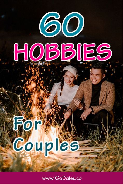 Being in a couple does not mean that you have to abandon your hobbies. In fact, sharing leisure time activities with your partner can be a lot of fun and benefit your relationship. Couples who actively engage in hobbies will find that the time they spend together helps to maintain their connection. Here is a handy list of hobbies for couples to give you plenty of ideas! #hobbies #couples #activities Hobbies For Married Couples, Couples Activity Ideas Relationships, Couples Hobbies Ideas, Couple Hobbies Ideas, Hobbies For Couples To Do Together, Couple Activities Things To Do, Things For Couples To Do Together, Couples Hobbies, Couple Hobbies