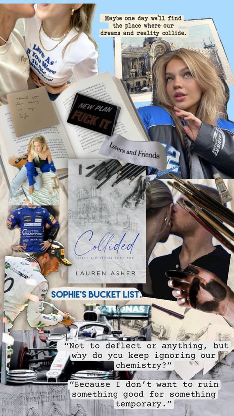 Collided Aesthetic, Collided Lauren Asher, Lauren Asher, Dirty Air, You Are My Life, Book Aesthetics, Romantic Books, Maybe One Day, Book Blogger