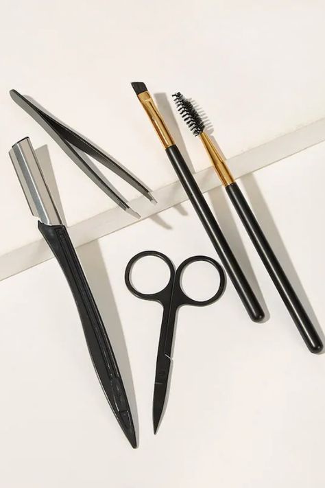 Eyebrow Trimmer Tool Set 5pack Eyebrow Images, Eyebrow Tools, Makeup Illustration, Eyebrow Design, Eyebrow Trimmer, Home Beauty Tips, Brow Lash, Brow Lamination, Latest Makeup