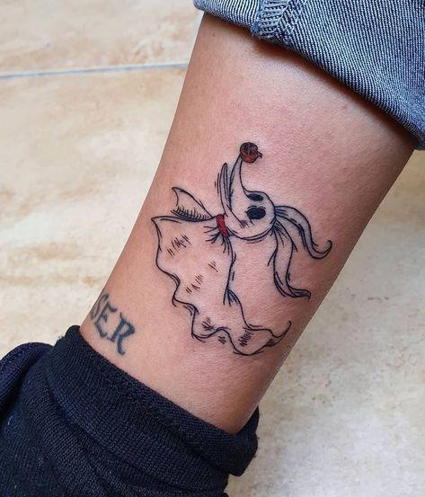 Nightmare Before Christmas Dog Tattoo, Zero Tim Burton Tattoo, Nbc Zero Tattoo, Vampire Teddy Nightmare Before Christmas Tattoo, Nightmare Before Christmas Patchwork Tattoo, Zero Tattoo Tim Burton, Small Zero Tattoo, Jack Sally And Zero Tattoo, Zero Nbc Tattoo