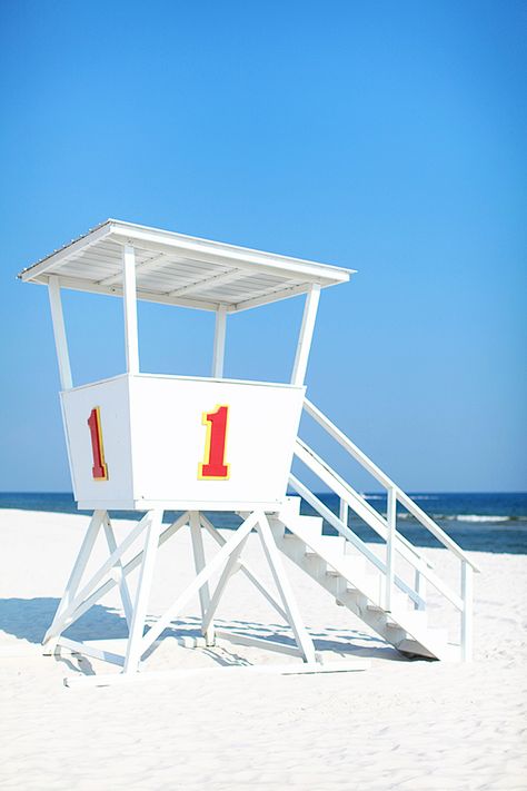 Orange Beach. Alabama. Surf Lodge Montauk, Surfing Workout, Lifeguard Stand, Lifeguard Stands, Lifeguard Chair, Surf Lodge, Alabama Beaches, Life Guard, Orange Beach Alabama