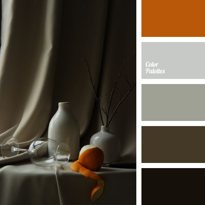 Color Palette Ideas | ColorPalettes.net Food Colors Palette, In Color Balance, Orange Palette, Color Palette Living Room, Color Palette Ideas, Wall Living Room, Orange Color Palettes, Grey Palette, Color Palette Challenge