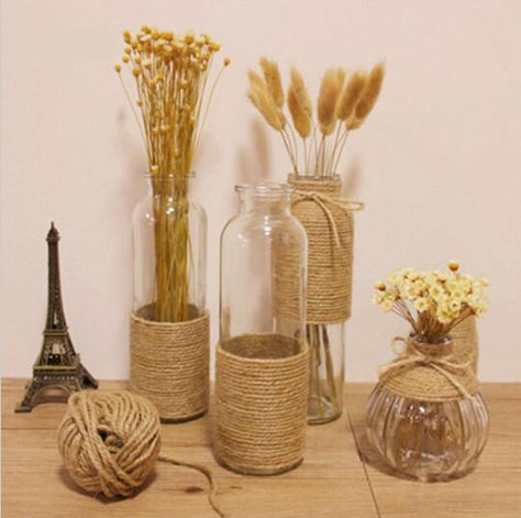 Dried Flowers Vase, Bottle Ornaments, Grunge Bedroom, Home Nails, Natural Nursery, Nails Home, Flower Bottle, Dekor Diy, Flowers Vase