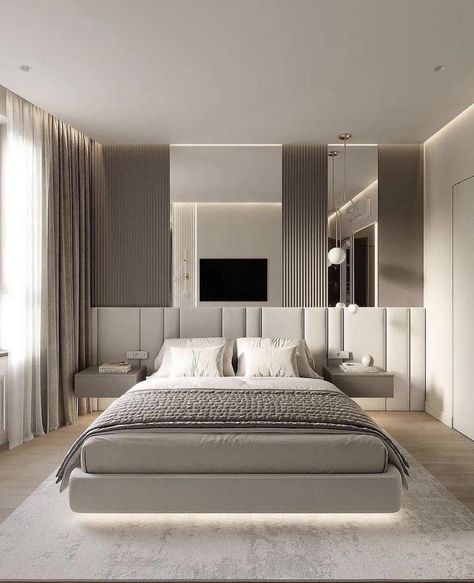 Bedroom Design Styles, Elegant Kitchen Design, Bed Headboard Design, Bedroom Interior Design Luxury, Bedroom Door Design, Apartment Living Room Design, Apartment Bedroom Decor, Luxury Bedroom Master, Bedroom Decor Design