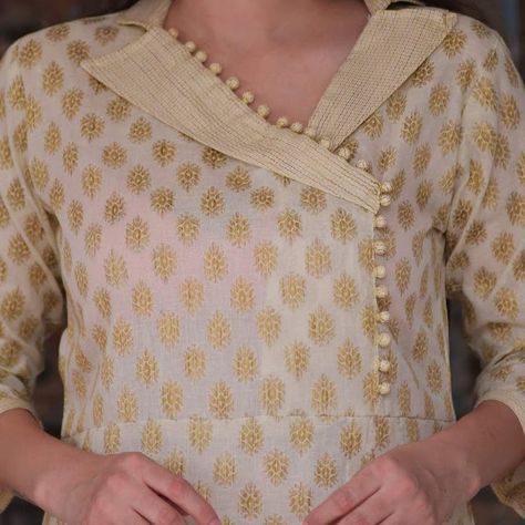 Latest Kurti neck designs || Trendy neck patterns to try in 2018-2019 | Bling Sparkle Chudidhar Neck Designs, Salwar Neck Designs, Churidar Neck Designs, Kurti Sleeves Design, Churidar Designs, Latest Kurti, Kurti Patterns, Neck Designs For Suits, Designer Kurti Patterns