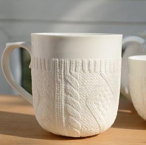 Cotton Headed Ninny Muggins, Pottery Techniques, Pottery Classes, Ceramics Pottery Art, Porcelain Cup, Sweater White, Favorite Sweater, White Mug, New Hobbies