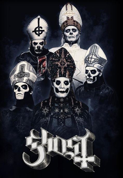 Ghost Singer, Ghost Metal Band, Ghost Papa Emeritus, Arte Heavy Metal, Ghost Album, Y2k Hello Kitty, Demon Baby, Ghost Videos, Papa Emeritus