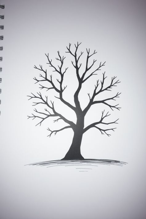 Tree Sketches Simple To Draw, Mountain Range Drawing Simple, Drawing Trees Simple, Tree Sketches Simple, Tree Simple Drawing, Simple Tree Drawing, Perspective Drawing Ideas, Mountain Range Drawing, Trees Art Drawing