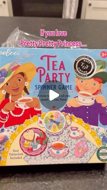 Karis Taylor on Instagram: "Where are my 90's girls! If you grew up playing Pretty Pretty Princess you'll want to add this Tea Party game to your little girl's collection! 

In fact this game is an excellent intro to board games. Spin the spinner and either gain a piece or lose a piece. First to get their tea party set wins! Super easy and takes playing tea party to the next level! 

See a full review of this game in my Amazon storefront which you can find in my bio.

https://linktw.in/llUjKAN
#teapartygame #teaparty #boardgamesforkids #boardgames" Pretty Pretty Princess, Tea Party Games, Spinner Games, Tea Party Set, Tea Party Setting, Board Games For Kids, Pretty Princess, Amazon Storefront, Party Game