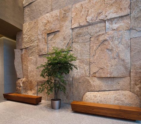 Stairs Wall Crafted Natural Stone Design Stone Wall Ideas, Stone Wall Interior, Interior Stone Wall, Stone Wall Interior Design, Stone Walls Interior, Stone Wall Design, Stone Wall Cladding, Stair Wall, Wall Interior