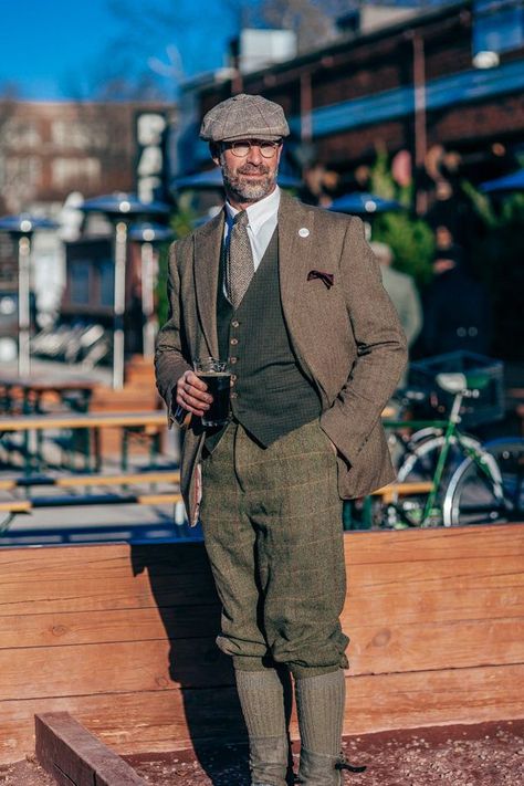 1920 Mens Fashion, Clothes For Men Over 50, 1940s Mens Fashion, Tweed Ride, Old Man Fashion, Tweed Run, 1920 Fashion, Vintage Mens Fashion, Riding Outfit