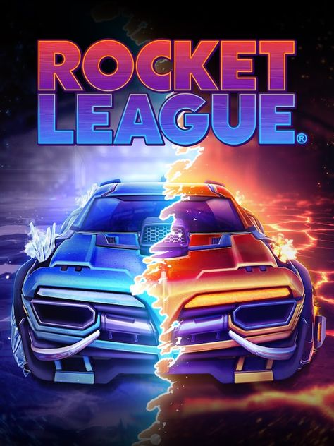 Rocket League Art, Rocket League Logo, Rocket League Wallpaper, League Wallpaper, Anime Cars, League Art, Free Pc Games, Rocket League, Poster Room