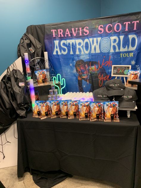 Travis Scott Birthday, Euphoria Bday Party, Concert Theme, Travis Scott Concert, Glow Birthday Party, Travis Scott Astroworld, Glow Birthday, My King, Cactus Jack